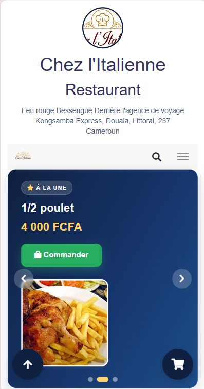 Boutique KeeMatch en ligne réelle — Chez l'italienne, restaurant à Douala